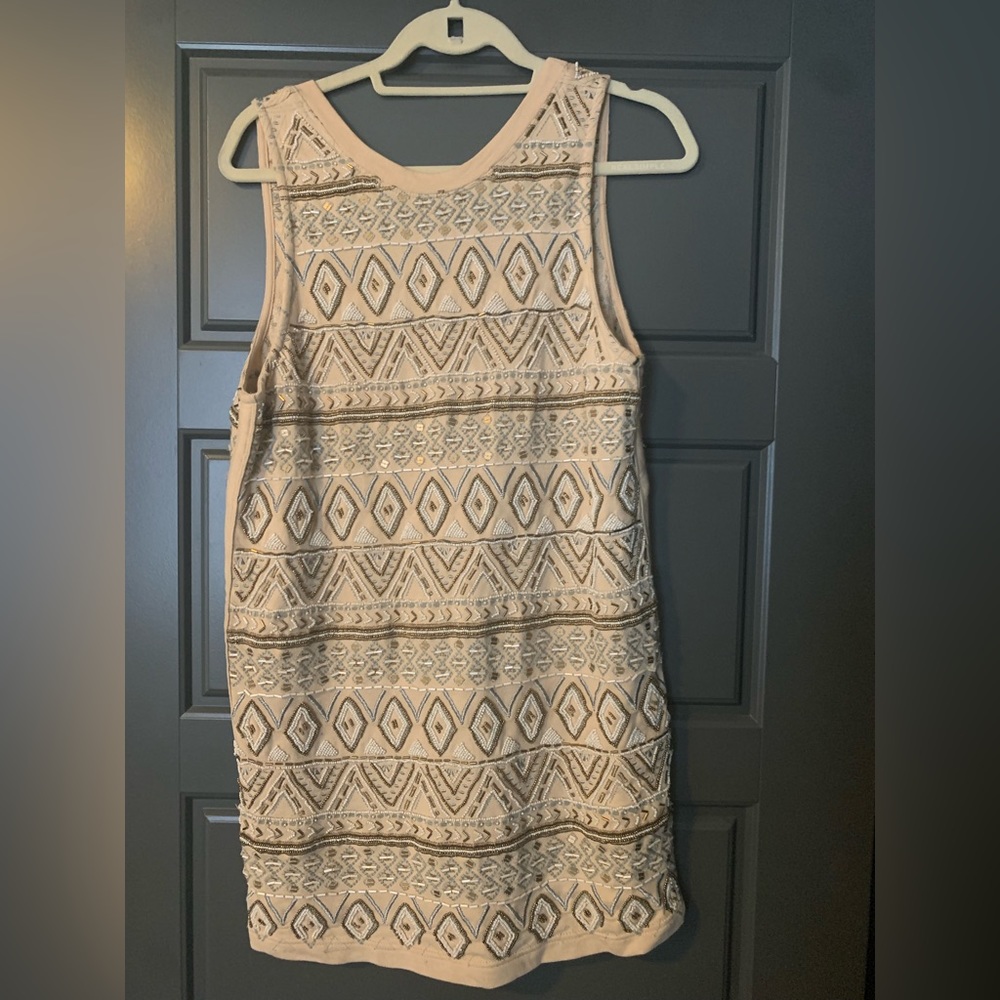 Free People beaded tunic dress